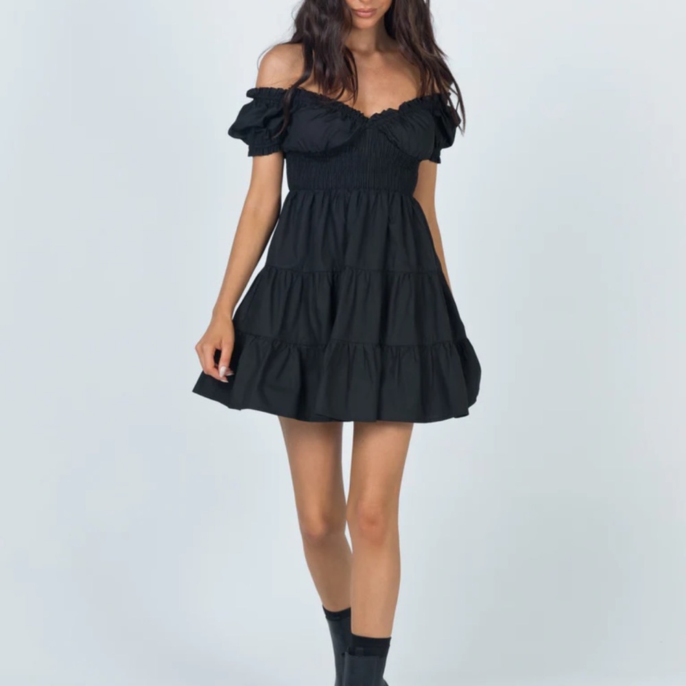 ✨ Princess Polly ✨ NWT Black Daniela Mini Dress